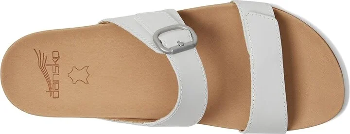 Dansko Justine Women's Shoes White : EU 39 (US Women's 8.5-9) Regular, Leather - Image 2