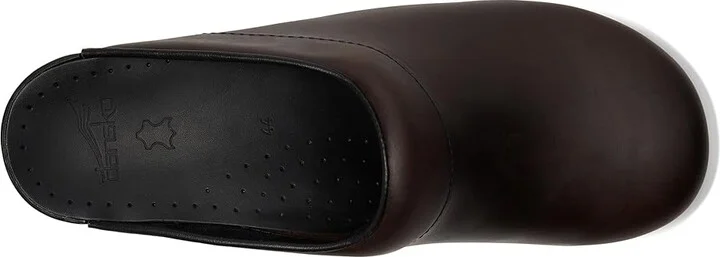 Dansko Karl Clog Men's Clog Shoes Antique Brown/Black Sole : EU 42 (US Men's 8.5-9) Regular, Leather - Image 3