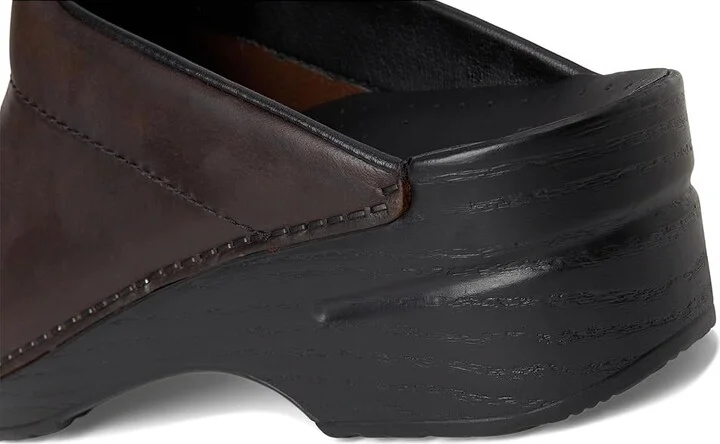 Dansko Karl Clog Men's Clog Shoes Antique Brown/Black Sole : EU 42 (US Men's 8.5-9) Regular, Leather - Image 8