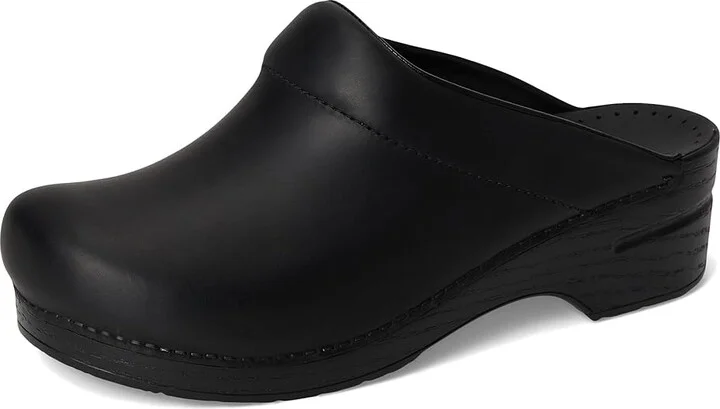 Dansko Karl Clog Men's Clog Shoes Black Oiled : EU 42 (US Men's 8.5-9) Regular, Leather - Image 6