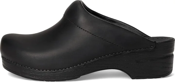 Dansko Karl Clog Men's Clog Shoes Black Oiled : EU 42 (US Men's 8.5-9) Regular, Leather - Image 7
