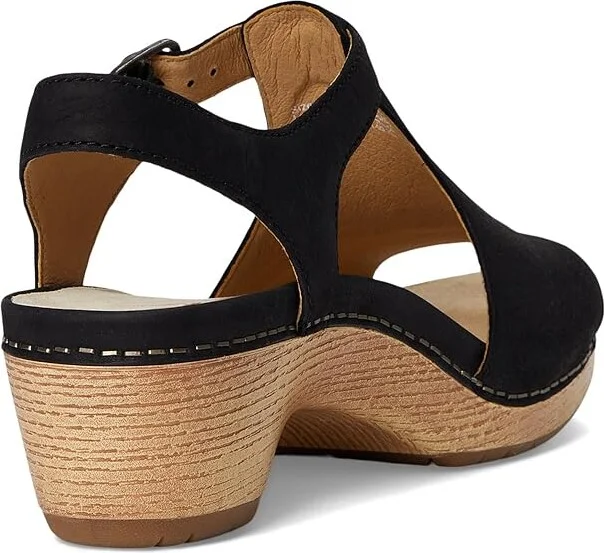 Dansko Laverne Women's Sandals Black : EU 40 (US Women's 9.5-10) Regular, Leather - Image 4