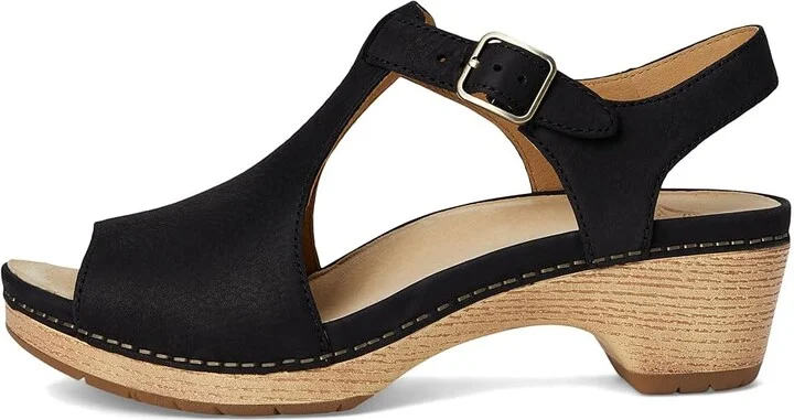 Dansko Laverne Women's Sandals Black : EU 40 (US Women's 9.5-10) Regular, Leather - Image 6