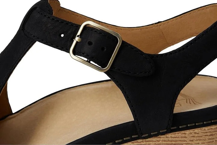 Dansko Laverne Women's Sandals Black : EU 40 (US Women's 9.5-10) Regular, Leather - Image 7
