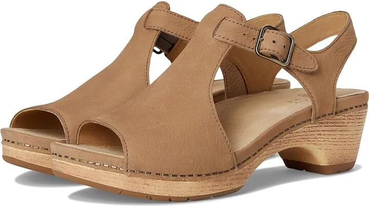Dansko Laverne Women's Sandals Sand : EU 36 (US Women's 5.5-6) Regular, Leather