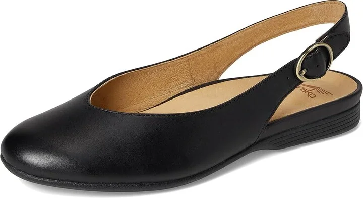 Dansko Lea Women's Flat Shoes Black : EU 40 (US Women's 9.5-10) Regular, Leather - Image 5