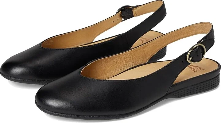 Dansko Lea Women's Flat Shoes Black : EU 40 (US Women's 9.5-10) Regular, Leather