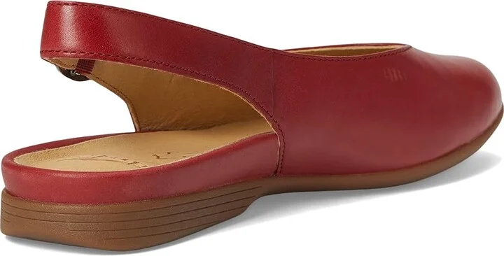 Dansko Lea Women's Flat Shoes Red : EU 38 (US Women's 7.5-8) Regular, Leather - Image 4