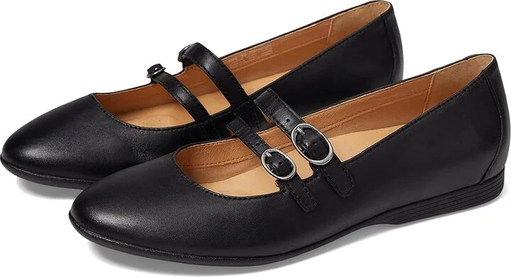 Dansko Leeza Women's Shoes Black Nappa Leather : EU 37 (US Women's 6.5-7) Regular