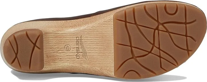 Dansko Lilah Flat Shoes Tan Oiled Pull Up : EU 40 (US Men's 6.5-7 - Women's 9.5-10) Regular, Leather - Image 3