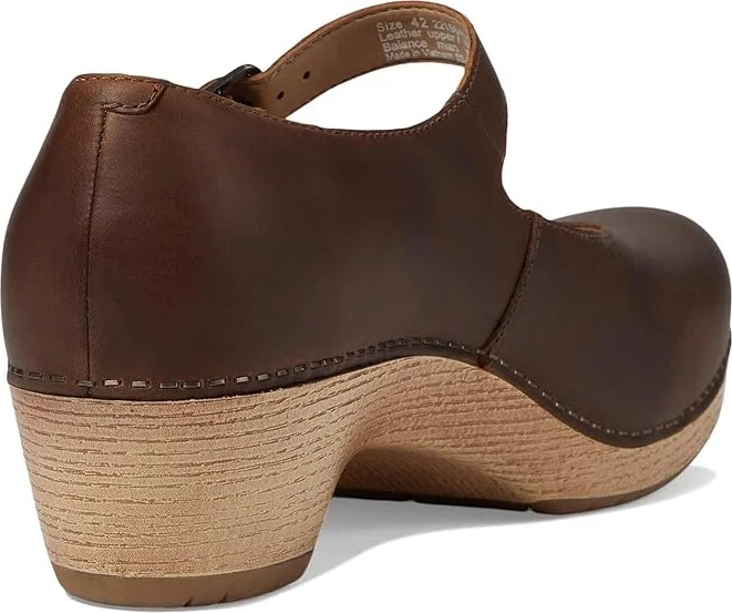Dansko Lilah Flat Shoes Tan Oiled Pull Up : EU 40 (US Men's 6.5-7 - Women's 9.5-10) Regular, Leather - Image 4