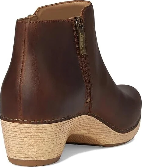 Dansko Lizanne Flat Shoes Tan Oiled Pull Up : EU 38 (US Men's 4.5-5 - Women's 7.5-8) Regular, Leather - Image 4