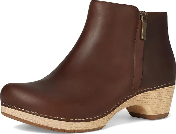 Dansko Lizanne Flat Shoes Tan Oiled Pull Up : EU 38 (US Men's 4.5-5 - Women's 7.5-8) Regular, Leather - Image 5
