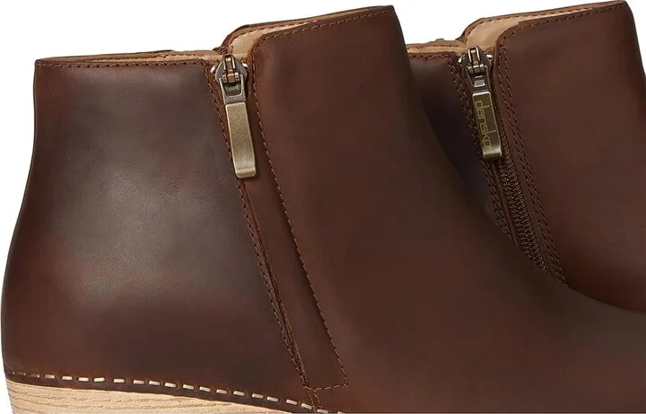 Dansko Lizanne Flat Shoes Tan Oiled Pull Up : EU 38 (US Men's 4.5-5 - Women's 7.5-8) Regular, Leather - Image 7