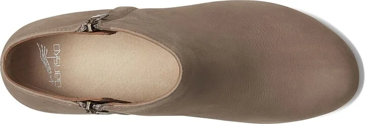 Dansko Lizanne Flat Shoes Taupe Milled Nubuck : EU 38 (US Men's 4.5-5 - Women's 7.5-8) Regular, Leather - Image 2