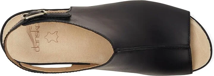 Dansko Lizzy Women's Sandals Black : EU 39 (US Women's 8.5-9) Regular, Leather - Image 2