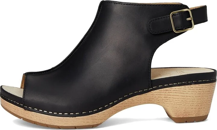 Dansko Lizzy Women's Sandals Black : EU 39 (US Women's 8.5-9) Regular, Leather - Image 6