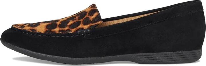 Dansko Lorri Women's Flat Shoes Black/Leopard Suede : EU 40 (US Women's 9.5-10) Regular, Leather - Image 6