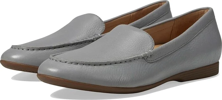 Dansko Lorri Women's Flat Shoes Grey Tumbled : EU 40 (US Men's 6.5-7 - Women's 9.5-10) Regular, Leather