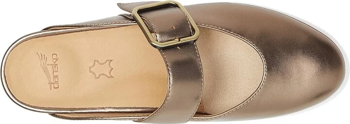 Dansko Lotus Women's Shoes Dark Gold Metallic : EU 39 (US Women's 8.5-9) Regular, Leather - Image 2