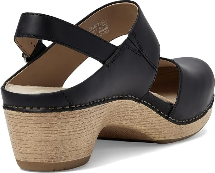Dansko Lucia Women's Shoes Black Oiled Pull Up : EU 41 (US Women's 10.5-11) Regular, Leather - Image 4