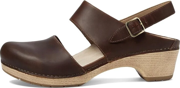 Dansko Lucia Women's Shoes Tan Oiled Pull Up : EU 41 (US Women's 10.5-11) Regular, Leather - Image 5