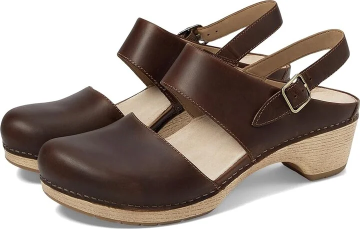 Dansko Lucia Women's Shoes Tan Oiled Pull Up : EU 41 (US Women's 10.5-11) Regular, Leather