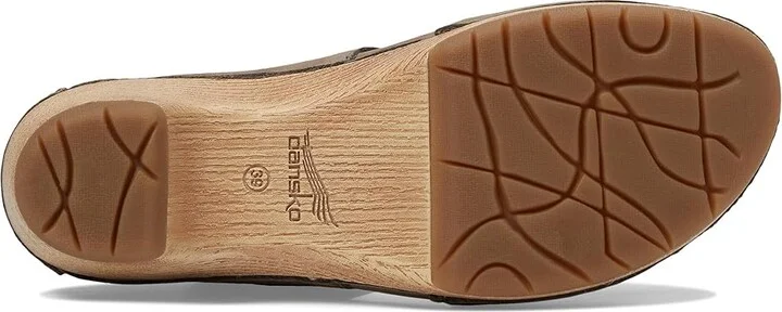 Dansko Lucia Women's Shoes Taupe Milled Nubuck : EU 38 (US Women's 7.5-8) Regular, Leather - Image 3