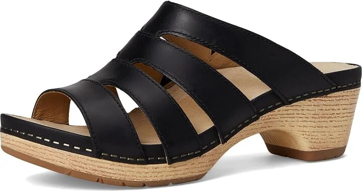 Dansko Lyndi Women's Sandals Black : EU 38 (US Women's 7.5-8) Regular, Leather - Image 5