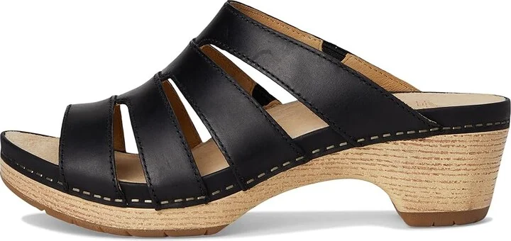 Dansko Lyndi Women's Sandals Black : EU 38 (US Women's 7.5-8) Regular, Leather - Image 6