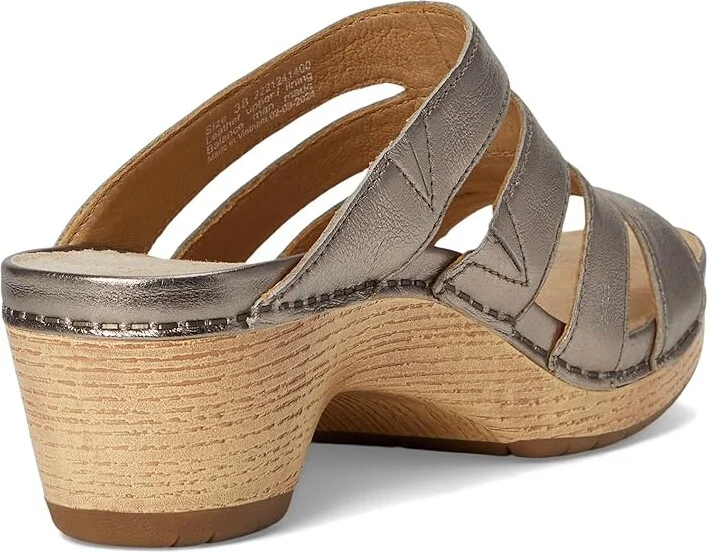 Dansko Lyndi Women's Sandals Platino : EU 38 (US Women's 7.5-8) Regular, Leather - Image 4
