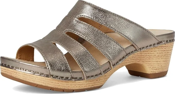 Dansko Lyndi Women's Sandals Platino : EU 38 (US Women's 7.5-8) Regular, Leather - Image 5