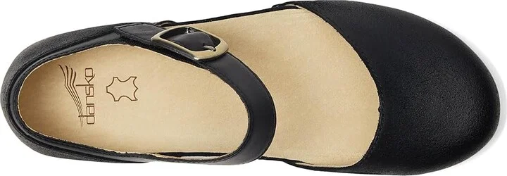 Dansko Mae Women's Maryjane Shoes Black : EU 40 (US Women's 9.5-10) Regular, Leather - Image 2