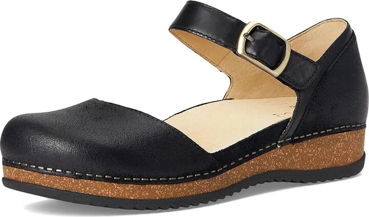 Dansko Mae Women's Maryjane Shoes Black : EU 40 (US Women's 9.5-10) Regular, Leather - Image 5