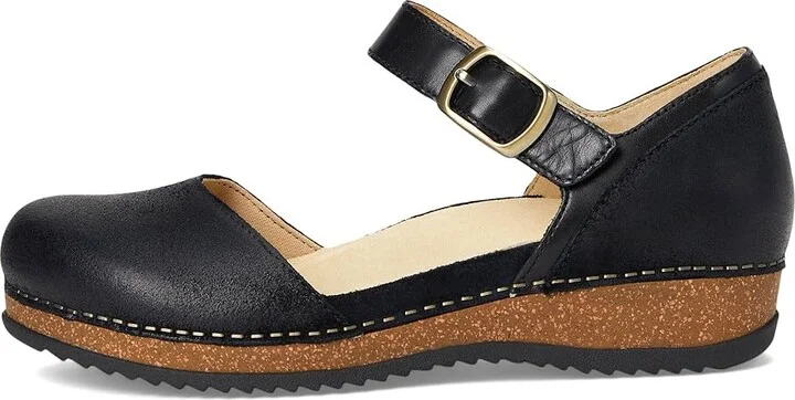 Dansko Mae Women's Maryjane Shoes Black : EU 40 (US Women's 9.5-10) Regular, Leather - Image 6