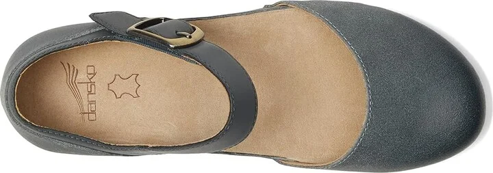 Dansko Mae Women's Maryjane Shoes Denim Burnished Suede : EU 42 (US Women's 11.5-12) Regular, Leather - Image 2