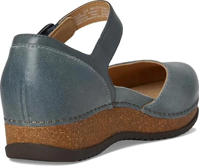 Dansko Mae Women's Maryjane Shoes Denim Burnished Suede : EU 42 (US Women's 11.5-12) Regular, Leather - Image 4