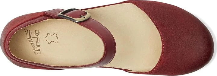 Dansko Mae Women's Maryjane Shoes Red : EU 41 (US Women's 10.5-11) Regular, Leather - Image 2