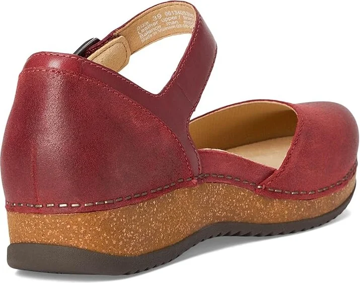 Dansko Mae Women's Maryjane Shoes Red : EU 41 (US Women's 10.5-11) Regular, Leather - Image 4