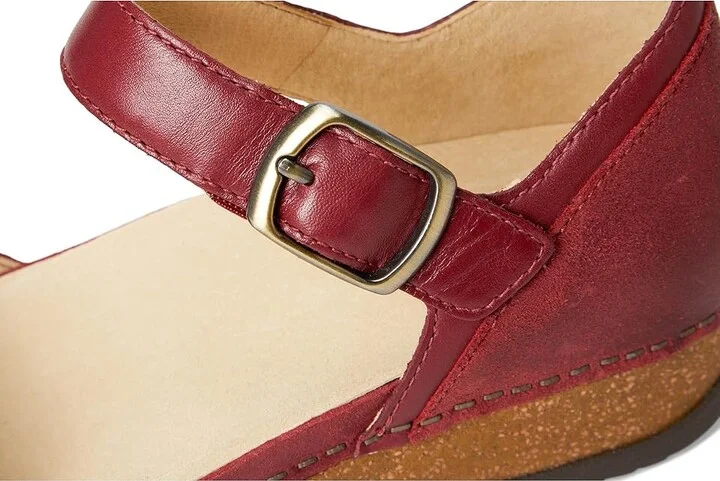 Dansko Mae Women's Maryjane Shoes Red : EU 41 (US Women's 10.5-11) Regular, Leather - Image 7