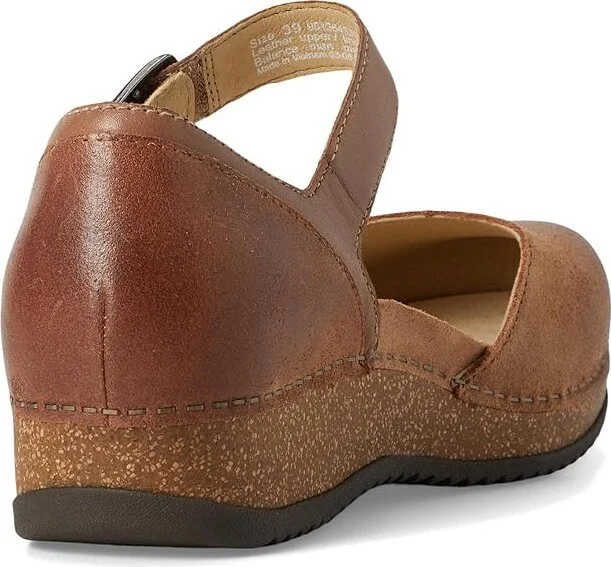 Dansko Mae Women's Maryjane Shoes Tan : EU 39 (US Women's 8.5-9) Regular, Leather - Image 4