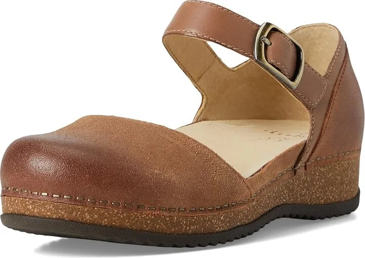 Dansko Mae Women's Maryjane Shoes Tan : EU 39 (US Women's 8.5-9) Regular, Leather - Image 5