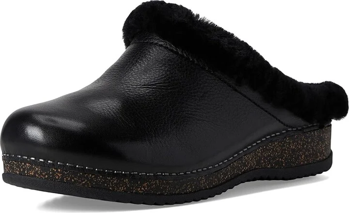 Dansko Magda Women's Slippers Black Waxy Milled : EU 37 (US Women's 6.5-7) Regular, Leather - Image 5