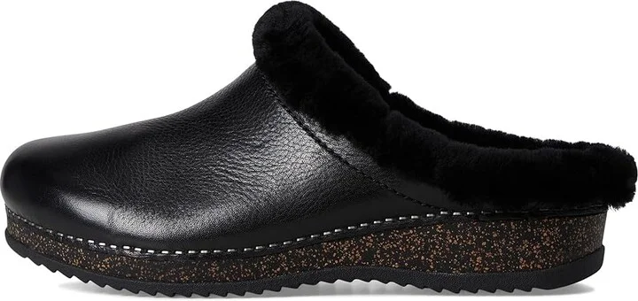 Dansko Magda Women's Slippers Black Waxy Milled : EU 37 (US Women's 6.5-7) Regular, Leather - Image 6