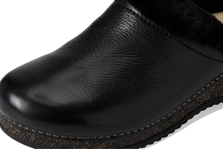 Dansko Magda Women's Slippers Black Waxy Milled : EU 37 (US Women's 6.5-7) Regular, Leather - Image 7
