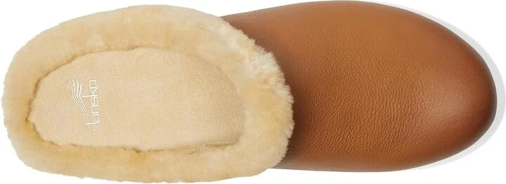 Dansko Magda Women's Slippers Tan Waxy Milled : EU 38 (US Men's 4.5-5 - Women's 7.5-8) Regular, Leather - Image 2