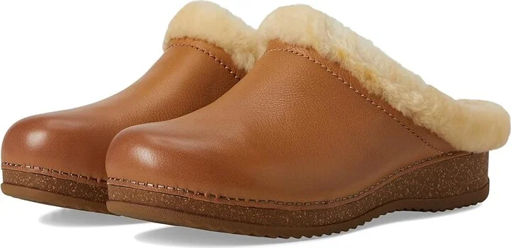 Dansko Magda Women's Slippers Tan Waxy Milled : EU 38 (US Men's 4.5-5 - Women's 7.5-8) Regular, Leather