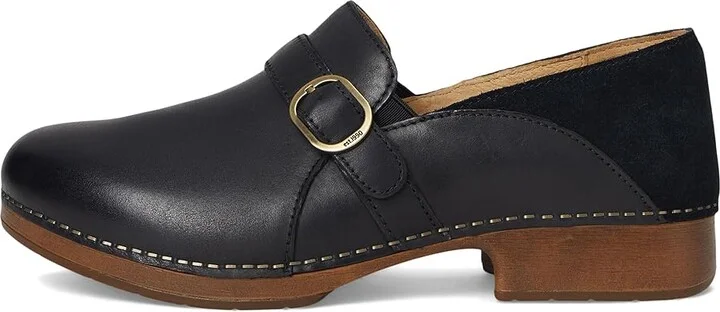 Dansko Margaret Women's Shoes Black Burnished Calf : EU 41 (US Women's 10.5-11) Regular, Leather - Image 6