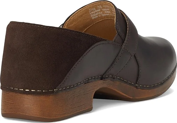 Dansko Margaret Women's Shoes Chocolate Burnished Calf : EU 40 (US Women's 9.5-10) Regular, Leather - Image 4