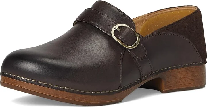 Dansko Margaret Women's Shoes Chocolate Burnished Calf : EU 40 (US Women's 9.5-10) Regular, Leather - Image 5